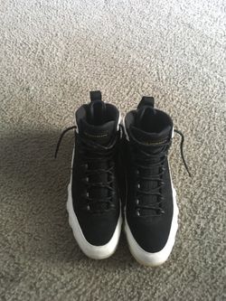 Jordan 9 black and white