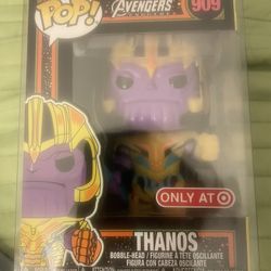 Target Exclusive Blacklight Thanos Funko Pop