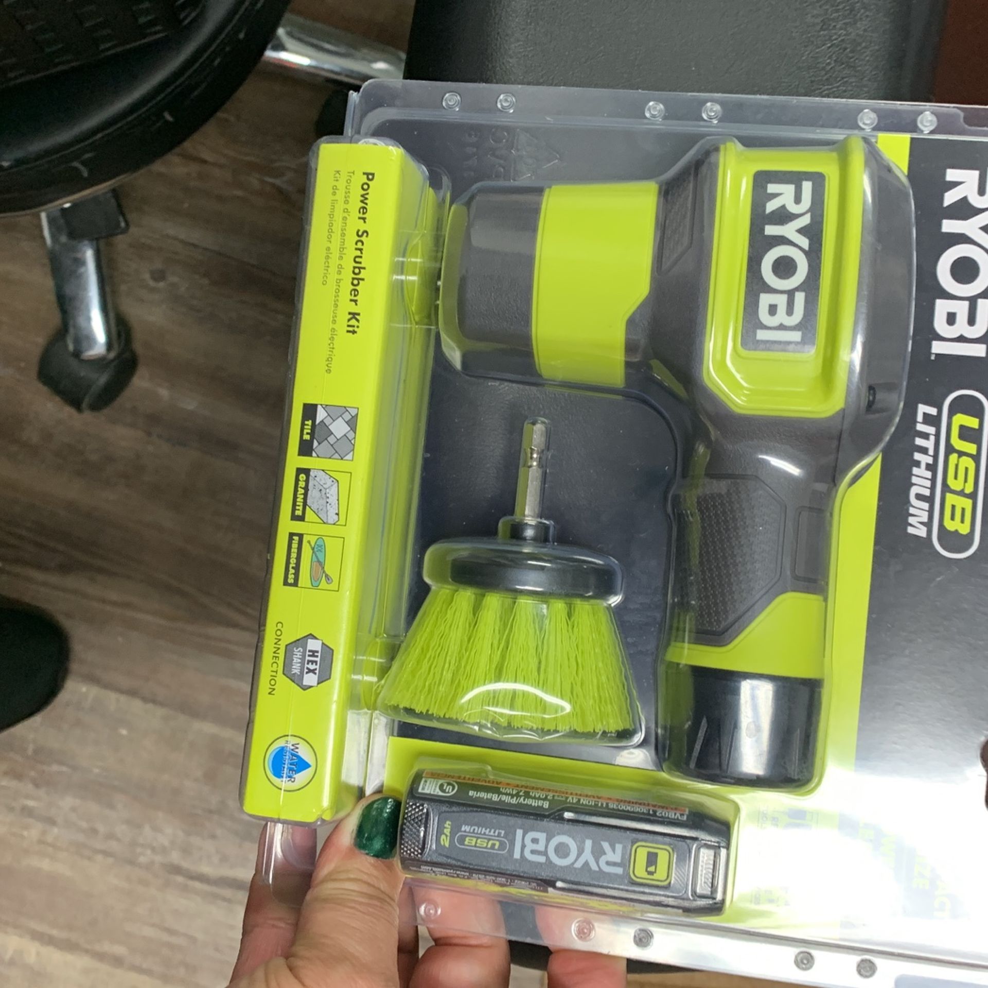Ryobi Small Cleaning Brush Kit