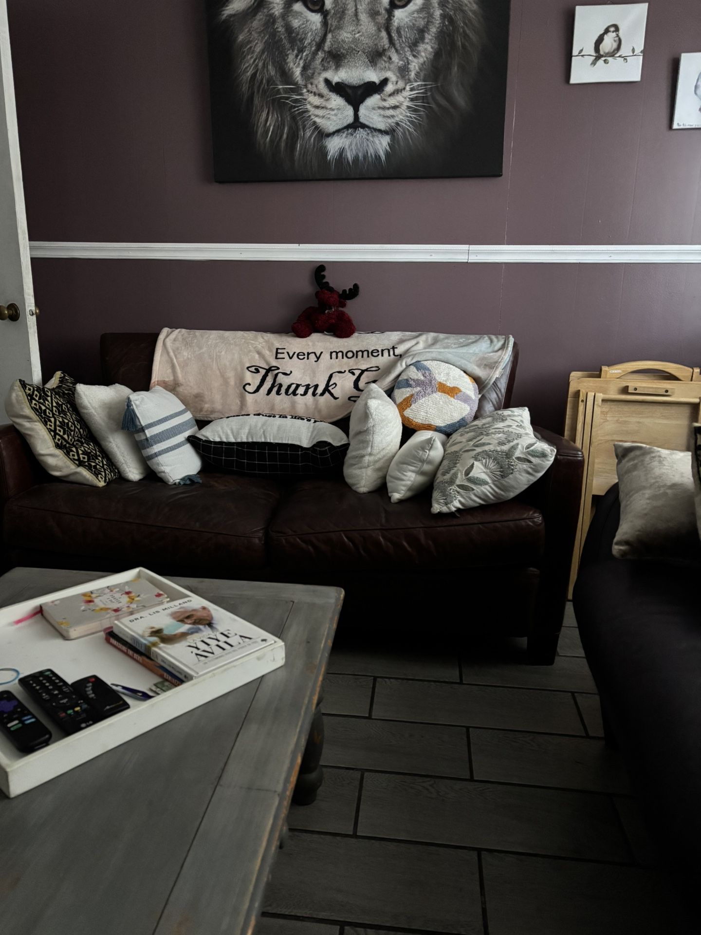 Leather (real Leather) Loveseat