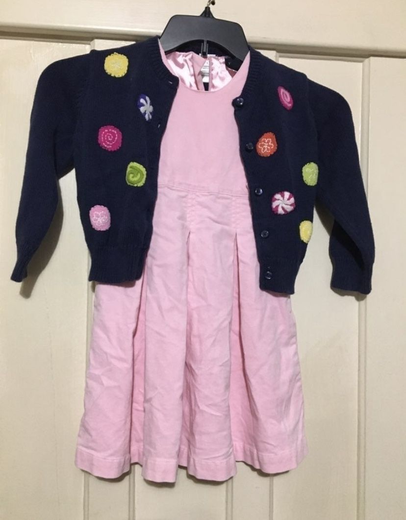 Gap dress&gymboree jacket/4-5T
