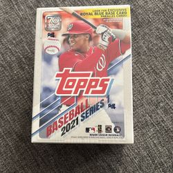 2021 Topps Series 1 baseball blaster box 🔥sealed 7 Pack blaster box+patch card