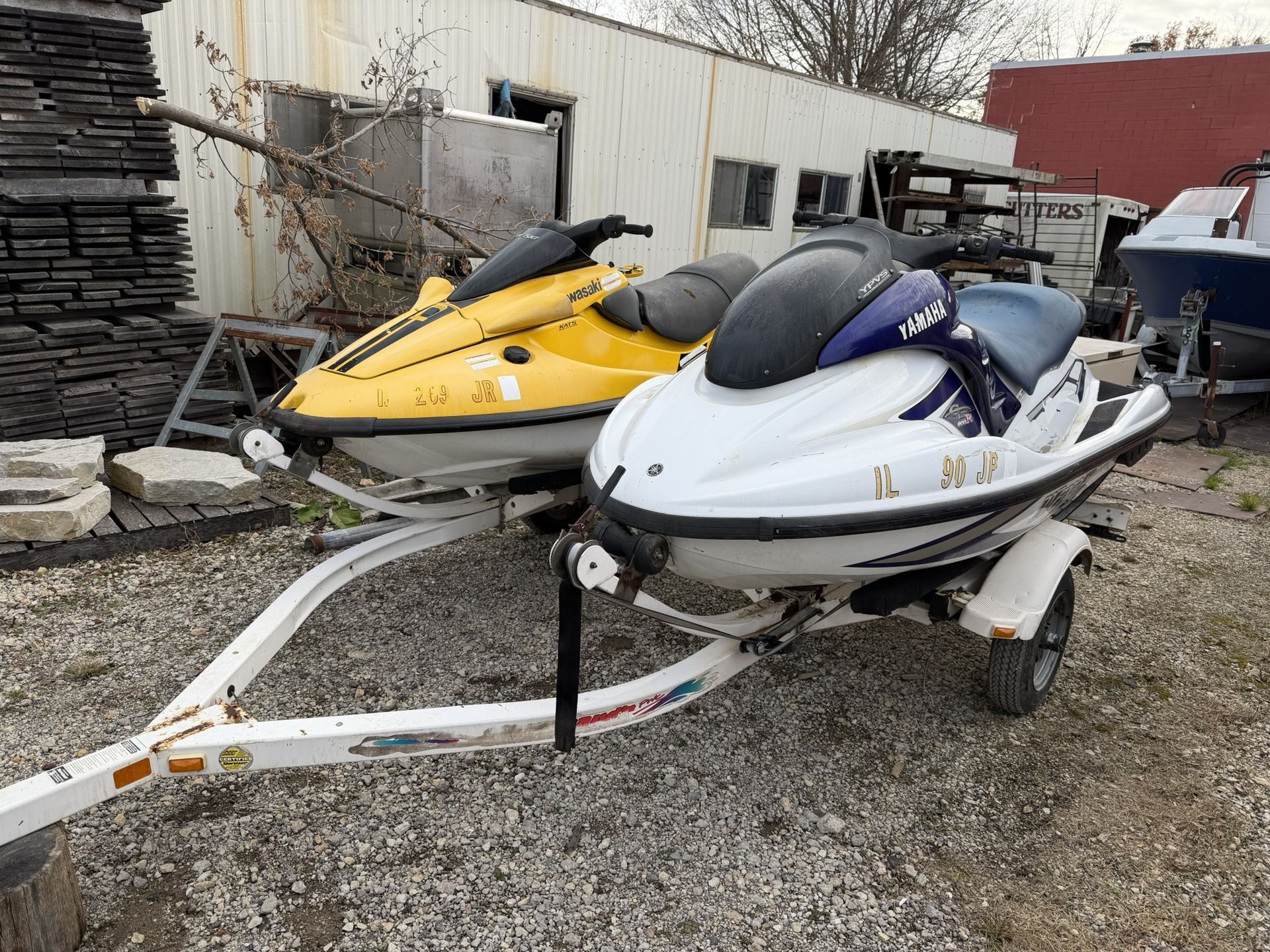 Yamaha And Kawasaki Jet Ski