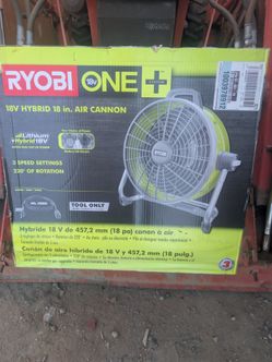 Ryobi 18 v hybrid 18 inch air cannon