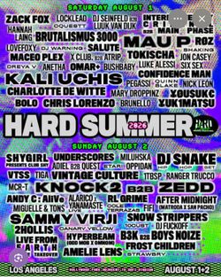 HARD SUMMER VIP SATURDAY ONLY WRISTBAND/TICKET