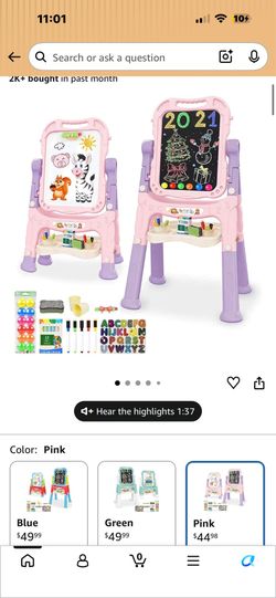 ART EASEL FOR TODDLERS (girls)