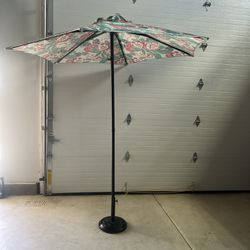 Patio Umbrella With Stand