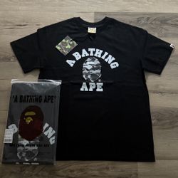 Grey Camo Bape Tee