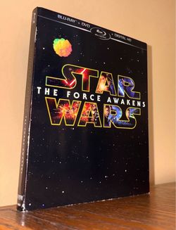 Star Wars NWOT The Force Awakens DVD + Blu-Ray + Digital HD