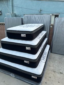 Full size mattress pillow top new