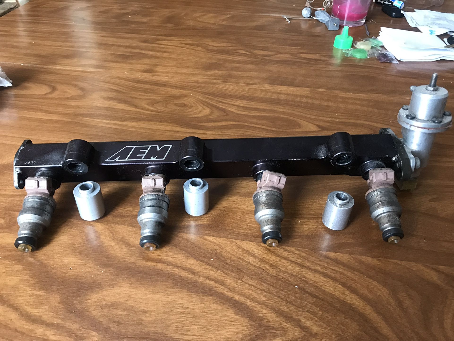 4g63t Aem Fuel Rail With Fuel Pressure Regulator