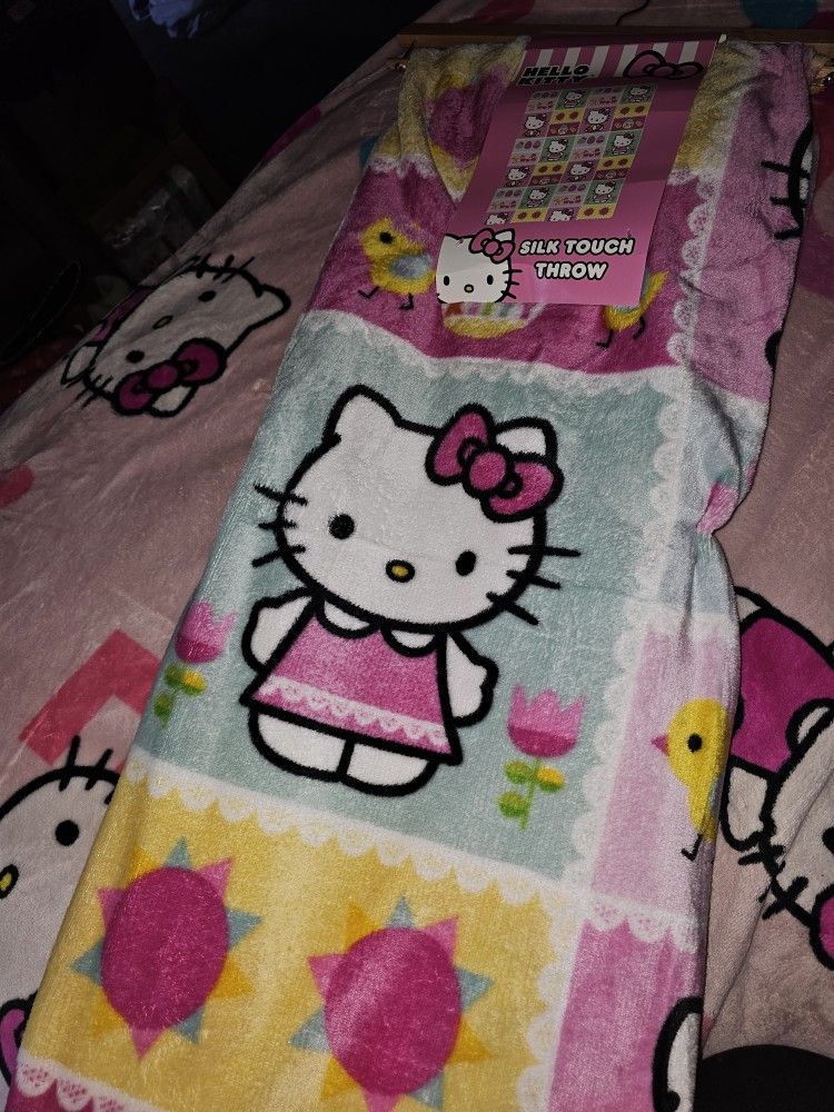 Hello Kitty Easter Blanket 