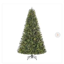Home Accents Holiday 7.5 ft. Forest Pine LED Pre-Lit Artificial Christmas Tree 