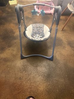 graco grey swing