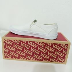 White Vans SIZE 7 Womens