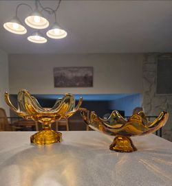 Amber Viking Glass Set