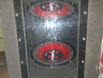 Sony Xplod Dual Subwoofer Speaker Box and speakers 🔊