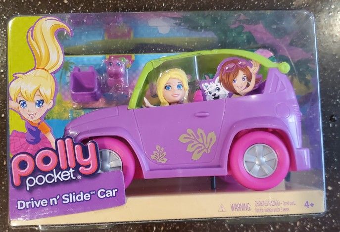 Polly Pocket Drive n' Slide Car