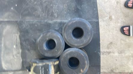 Load wheels 6 by 3  5/8. 4wheels