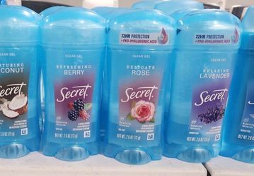 Secret gel deodorant 3 for $13