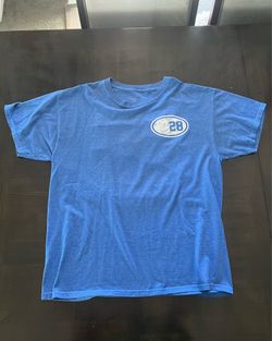 Disney Mickey Mouse "Mickey 28" Blue Short Sleeve T-Shirt Adult Unisex M 2014