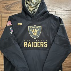 Raiders Salut To Service Hoodie Sweater Black