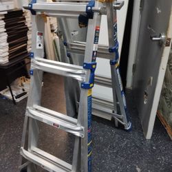 Multi-position Pro Ladder With Powerlite Rails  Cps. 375lb 