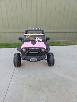 24V Pink Ride On Car with Remote Control