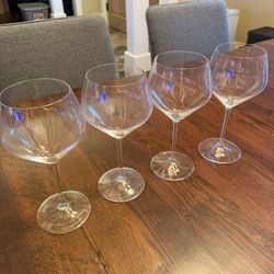 (4) Reidel Extreme Oaked Chardonnay Wine Glasses Crystal Stemware