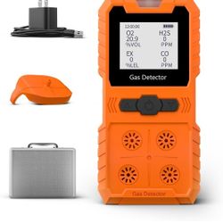 Portable 4 Gas Monitor Multi Gas Detector,