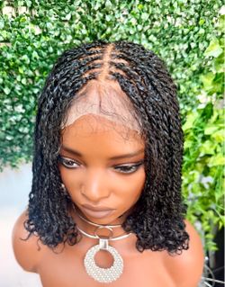Kinky twist braided wig