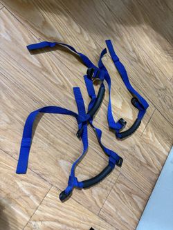 Jeep grab handles - blue/black