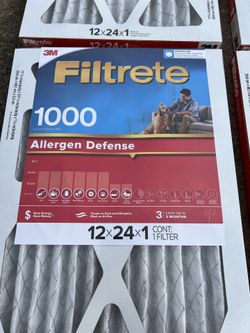 3M Filtrete 1000 Allergen Defense Furnace Filters 4 Pack
