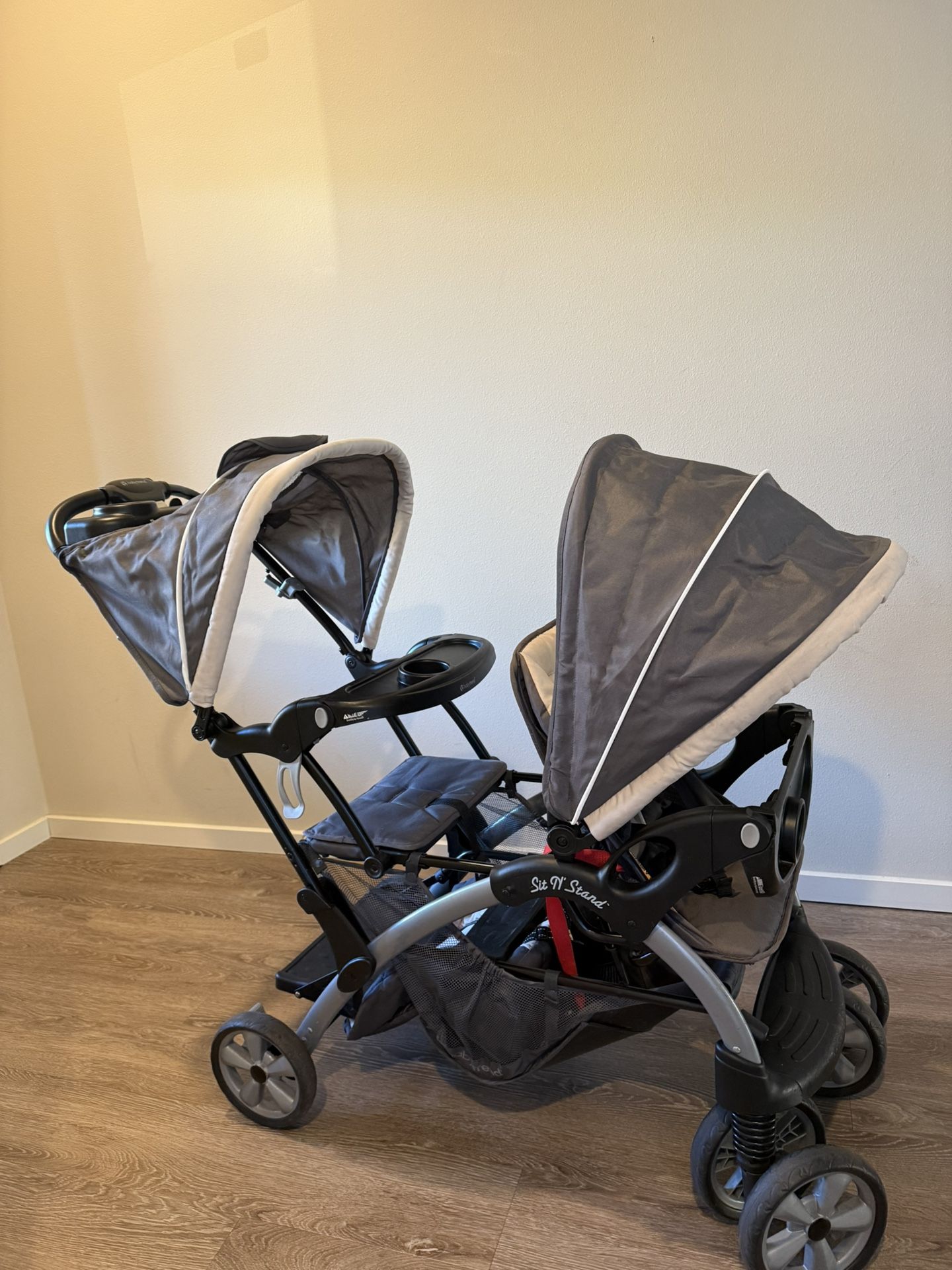 Sit Stand Double Stroller