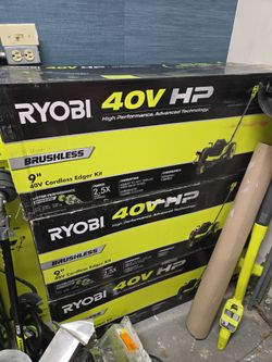 Ryobi 40V HP 9" Brushless Cordless Edger Tool Only