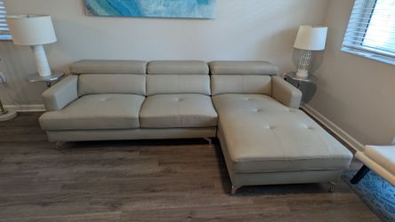 City Furniture Marquez Left Chaise Sectional Sofa — $900