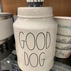 Rae Dunn Dog Canister