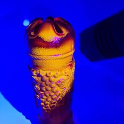 Vtg Cadmium Glass Hatpin Holder 7.25" × 2.5 '