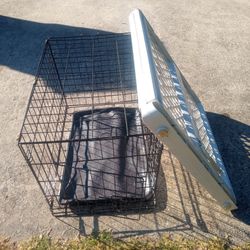 Small Dog Cage Tray +Gate 20.00