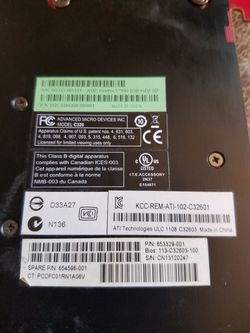 Amd firepro v7900 graphic card.