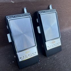 Two Antique Walkie Talkies Made In Japan
