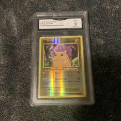 2016 Pokémon Pikachu Evolutions Graded 9 ‼️