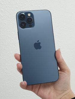 iPhone 12 Pro Max 6.7" (Unlocked - US Carrier Only) 128GB Fair Pacific Blue