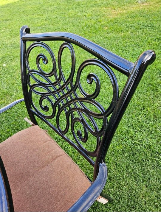 Patio Set 5pc/outdoor Cast Aluminium Dining Set/Outdoor Furniture/Only