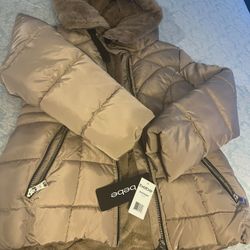 Bebe Puffy Hoodie Jacket 