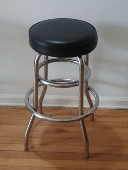 Steel metal stool. Only one