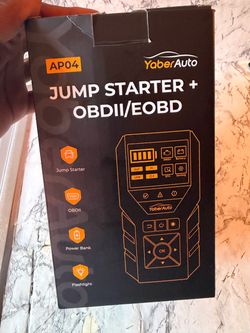 Car jump starter pack and code scanner $60