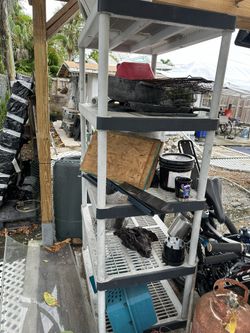 Plastic Storage Rack 