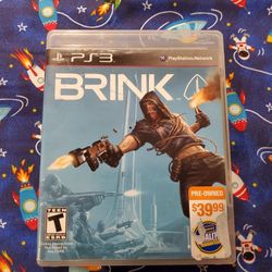 Brink Sony Playstation 3 PS3 Complete CIB - Tested 