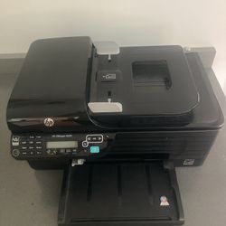 HP OfficeJet 4500 All-In-One Inkjet Printer Fax Scan Copy W/ Manuals & Cords